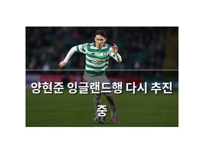 양현준 잉글랜드행 다시 추진 중