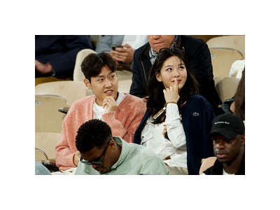 이강인 프랑스오픈 테니스장에 모습 드러내 화제