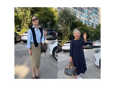 김희애 엄마 공개에 팬들 떠들썩